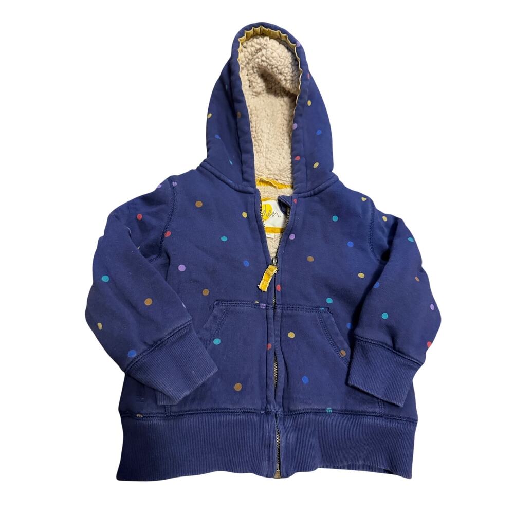 Mini boden sherpa zip up 2-3y